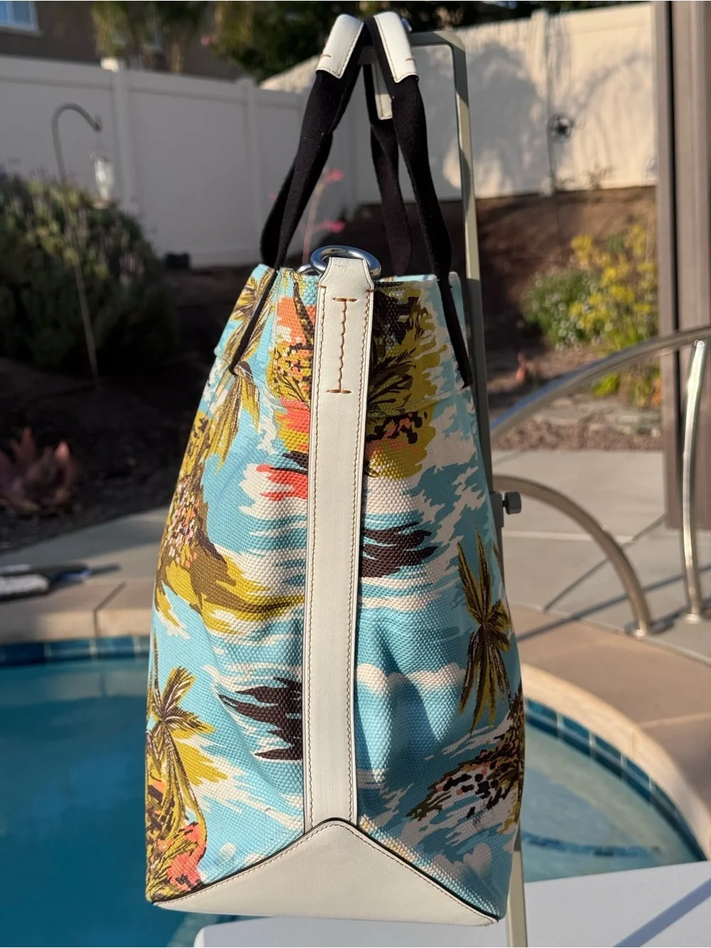 Coach Tote 38 Hawaii Print and Marc Jacobs web strap